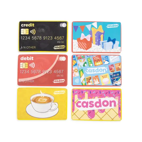 Casdon Shopping Pretend Play Bank Cards