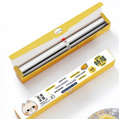 COOKER KING Alufolie, lebensmittelecht, Alufolie, Grillfolie, Backfolie, Fettpapier – 15 μm – 20 m × 30 cm