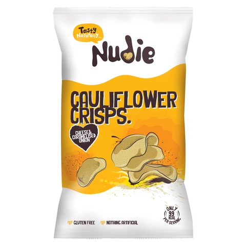 Nudie Snacks Cheese & Caramelised Onion 80g