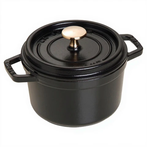 Staub Cocotte Gusseisen-Schmortopf mit Deckel – 16 cm – 1,2 L