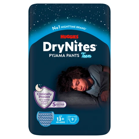 Huggies Drynites Pyjama Pants Teen Age 13+ 48-60kg