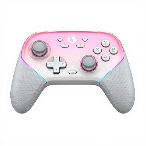 GameSir Super Nova Multi-platform Tri-mode connectivity game controller Whipped Pink for switch, Android, ioS, Pc, Steamx
