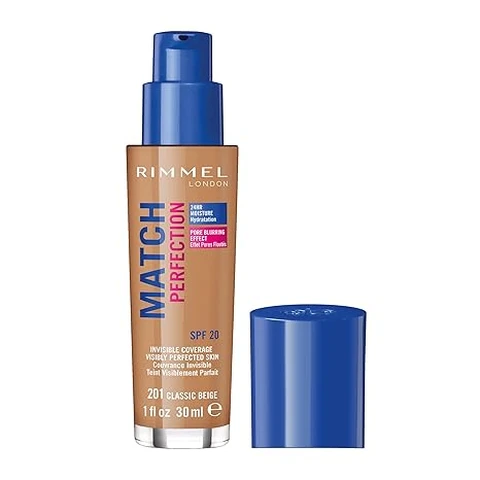 Rimmel MATCH PERFECTION FOUNDATION 30ML IV 201 Classic Beige