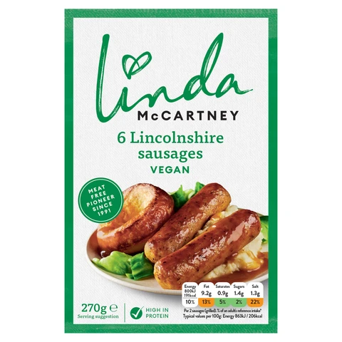 Linda McCartneys Vegan Lincolnshire Sausage 270g