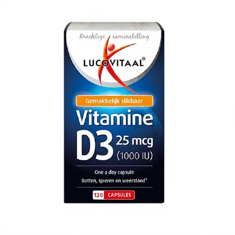 Lucovitaal Vitamine D3 25 µg Capsules 120 stuks