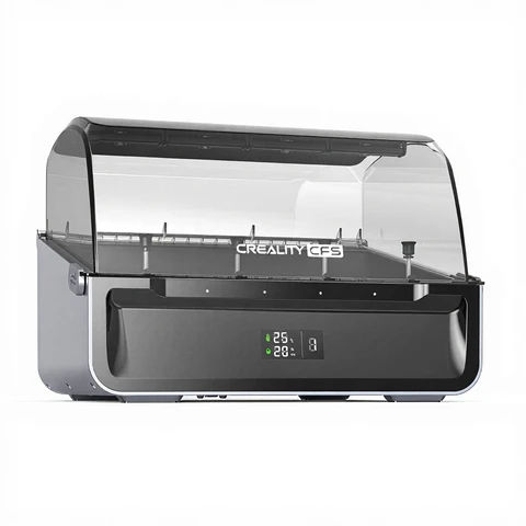 Creality CFS Imprimante 3D multicolore avec système d’alimentation automatique du filament, stockage du filament anti-humidité, prend en charge 4 appareils en parallèle pour une impression 16 couleurs, compatible avec les imprimantes 3D séries K2 Plus/Hi