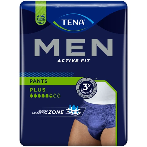 Tena Men Active Fit Pants Plus M 9 Pack
