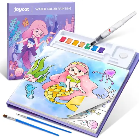 JoyCat Underwater Series Paint with Water Coloring Books