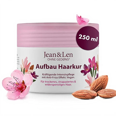 Jean&Len Reparatur-Haarmaske Mandel/Keratin 250ml
