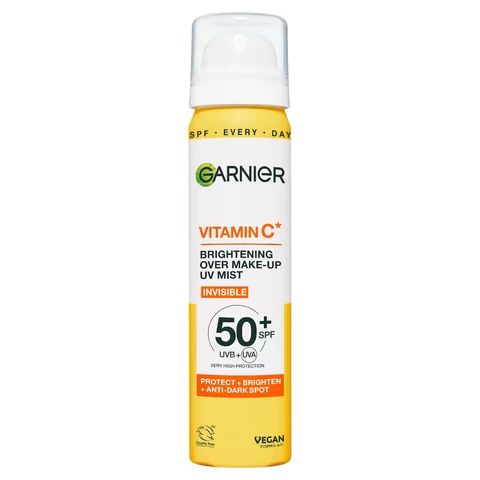 Garnier Vitamin C Brightening Over Make-Up UV Mist 75ml
