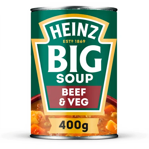 Heinz Big Soup Beef & Vegetable 400g