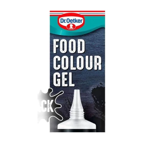 Dr. Oetker Colour Gel Black 15g