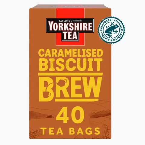 Yorkshire Caramelised Biscuit Brew 40 Tea Bags 112g