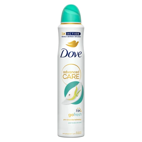 Dove Advanced Care Go Fresh Anti-perspirant Deodorant Spray Pear & Aloe Vera Scent 200ml