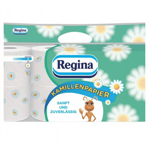 Regina Kamille 3-lagiges Toilettenpapier 8 x 150 Blatt