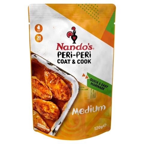 Nando's Peri Peri Coat And Cook Medium 120g