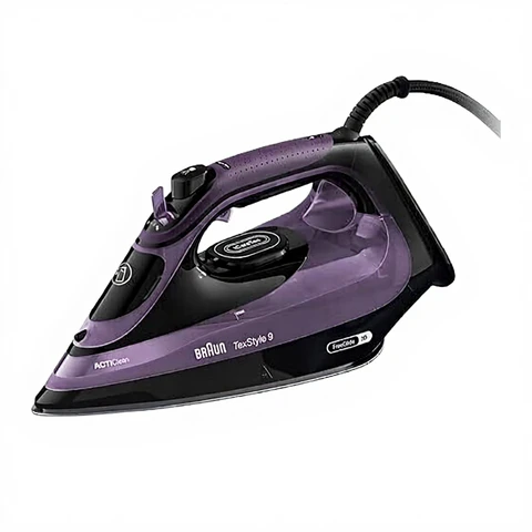 Braun TexStyle 9 SI9661VI Dampfbügeleisen mit FreeGlide 3D Technologie, Vertikalbügeln, Anti-Tropf-Funktion