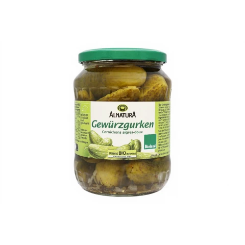 Alnatura Bio Gewürzgurken 670 g