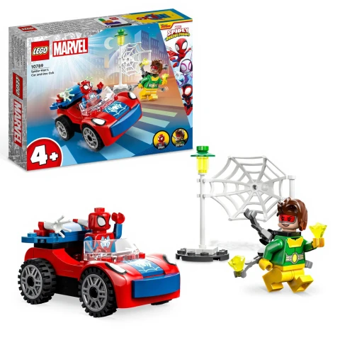 LEGO Marvel Spidey und seine Super-Freunde Spider-Mans Auto und Doc Ock Set 10789