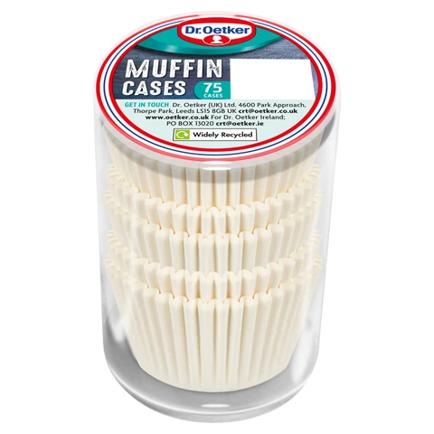 Dr Oetker Muffin Cases 75 Cases