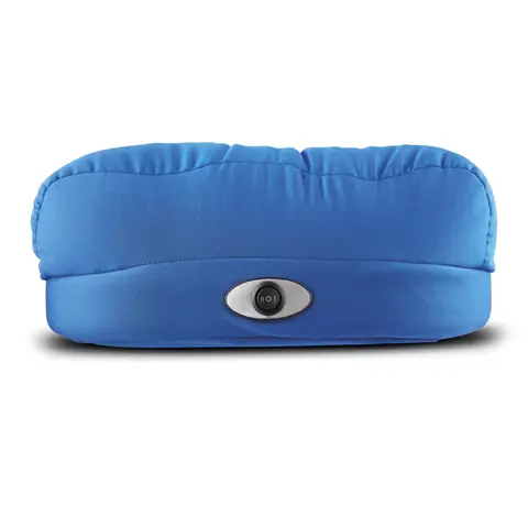 Carmen C81229 Vibrating Foot Massage Cushion with 2 Vibration Massage Modes, Cordless Operation, Navy Blue