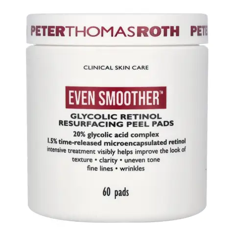 Peter Thomas Roth Even Smoother Glycolic Retinol Resurfacing Peel Pads 60 Pad