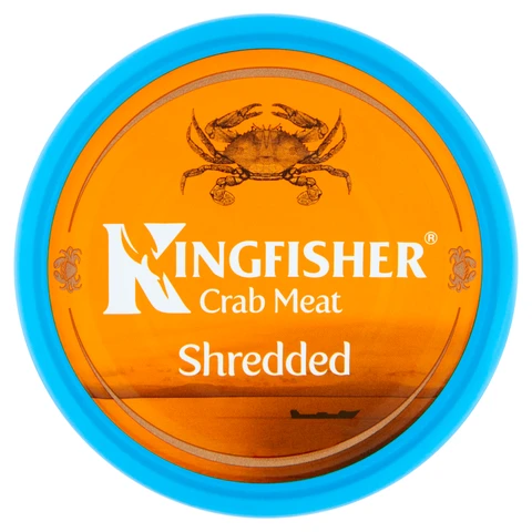 Kingfisher Catch Shredded Crab Meat In Brine 145g