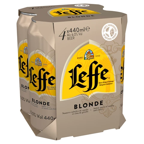 Leffe Blonde 4-Pack - 6% 4x440ml