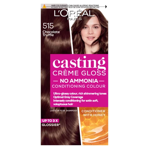 L'Oréal Casting Crème Gloss 515 Iced Chocolate Cool Brunette Brown Semi-Permanent Hair Dye