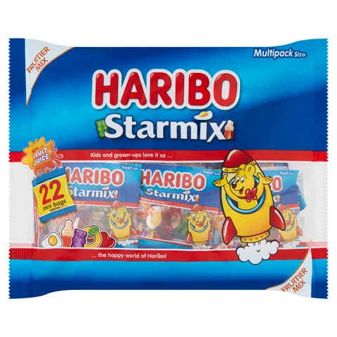 Haribo Starmix 22 Mini Bags Sweets 352g