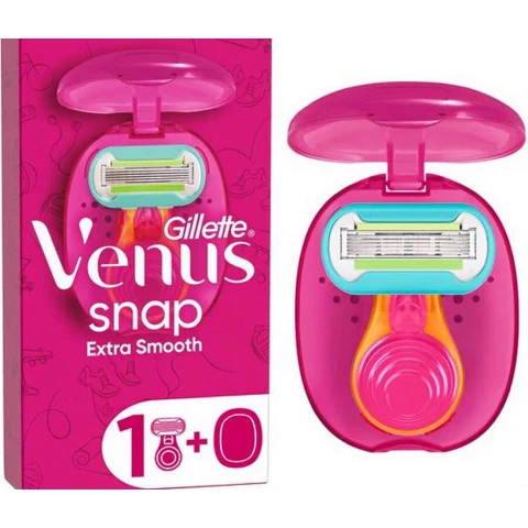 Venus Snap Extra Smooth Manche Rose + 1 Lame de Rasoir
