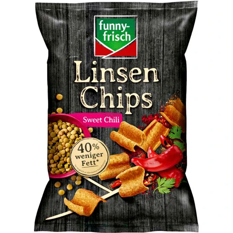 Funny-frisch Linsen Chips Sweet Chili 90 g