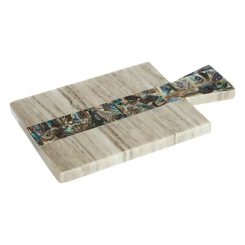 Maison by Premier Small Beige Marble Paddle Board