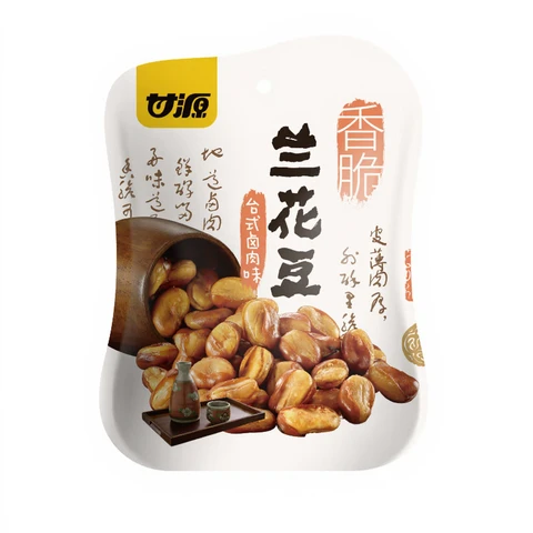 Haricots plats au goût de porc braisé taïwanais Ganyuan 75g