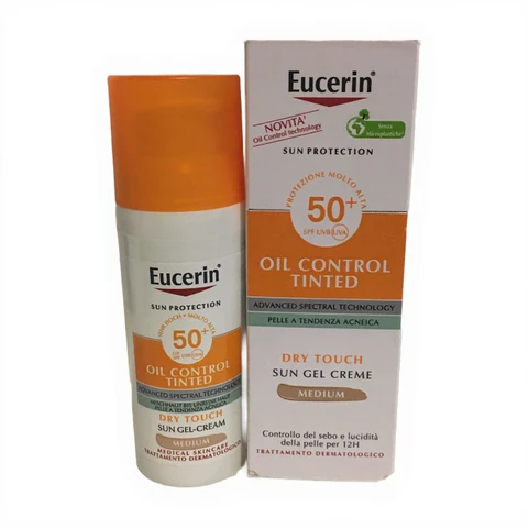 Eucerin Getönte Gesichts-Gel-Creme SPF50+ Sebum-Kontrolle