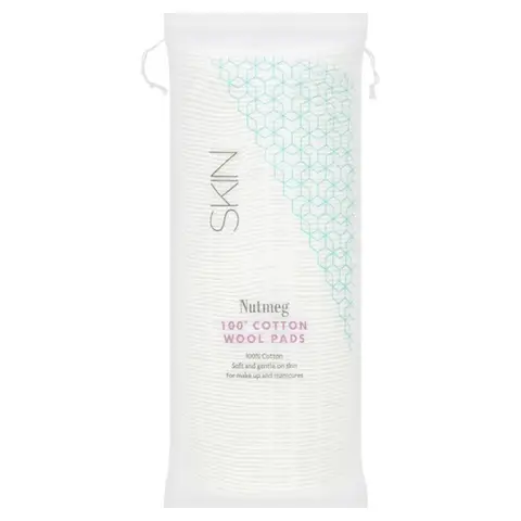 Nutmeg 100 Cotton Wool Pads