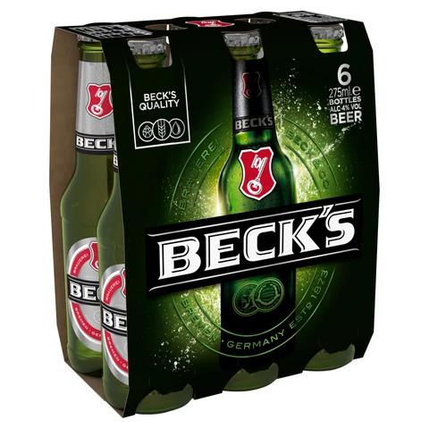 Becks 6Pk Nrb - 4% 6X275ml