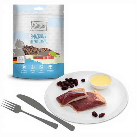 MjAMjAM - Snackbag - Hearty duck 125g*8