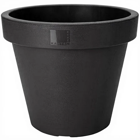 Bloempot - Rond - 25 cm - Antraciet