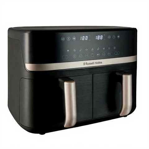 Russell Hobbs SatisFry Air, Dual Basket 9 Litre, Non Stick, Fast Heat Up, Energy Saving, Stylish - 27680