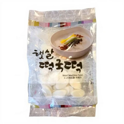 Matamum Koreaanse Rijst Cake Gesneden Ambient 600g