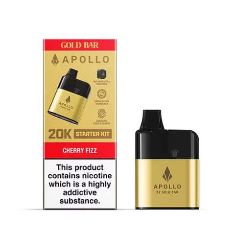 Gold Bar Apollo Prefilled Pod Kit / 20mg Cherry Fizz