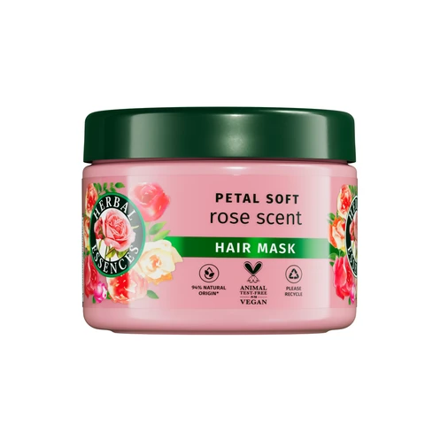 Herbal Essences Rose Scent Petal Soft Hair Mask to Intensely Nourish Dry Hair 300ml 