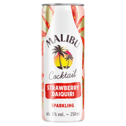 Malibu Strawberry Daiquiri 250ml (Abv 5%)