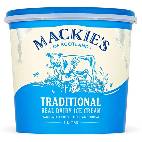Mackie's of Scotland Traditional Real Dairy Ice Cream 1 Litre