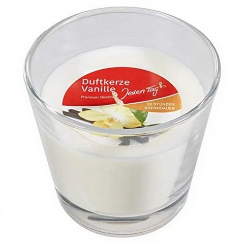 Jeden Tag Duftkerze im Glas Groß Vanille 1 Stk