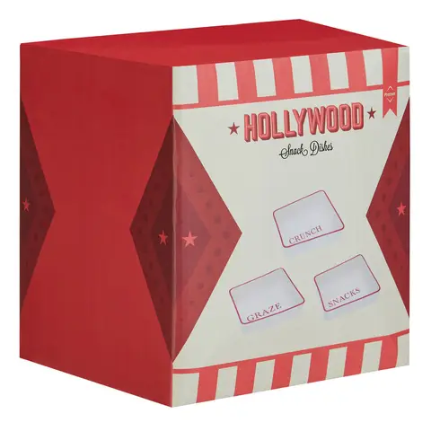 Maison by Premier Set Of Three Hollywood Snack Dishes