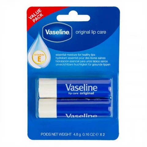 Vaseline Original Lippenbalsem Sticks 4,8 g Duo-pack