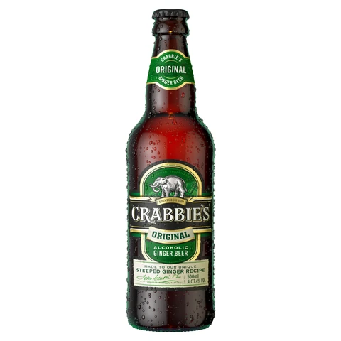 Crabbies ginger Beer 500ml (Abv 3.4%)
