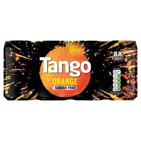 Tango Sugar Free Orange 8 X 330ml
